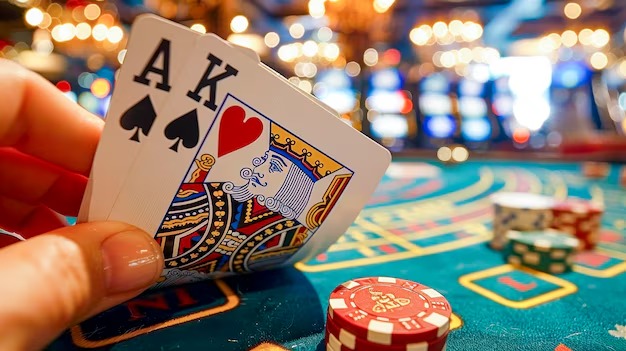 Roulette wheel in Allbet live-dealer environment